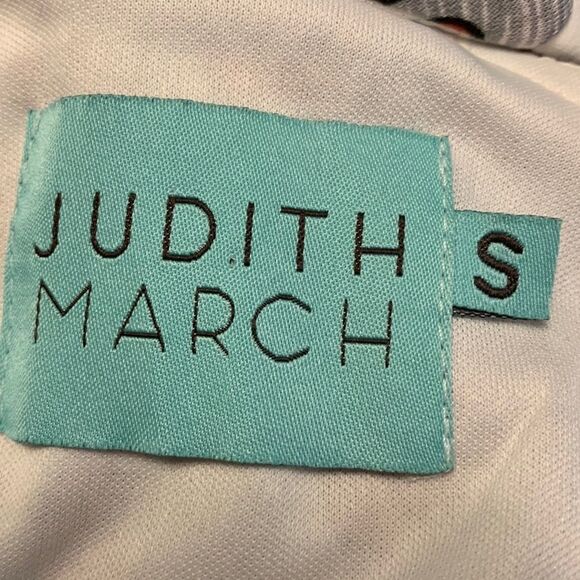 Judith March Wallpaper Ruffle Bodice Dress Sz S - Picture 3 of 5